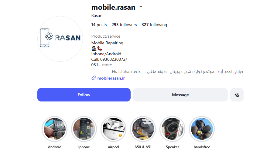 تعمیرات راسان در اصفهان