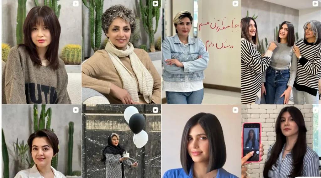 نمونه کوتاهی مو ساناز قلمزن