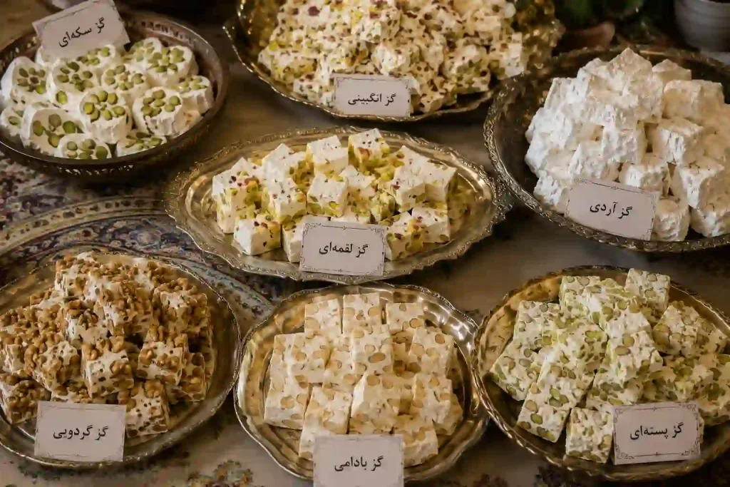 انواع گز اصفهان
