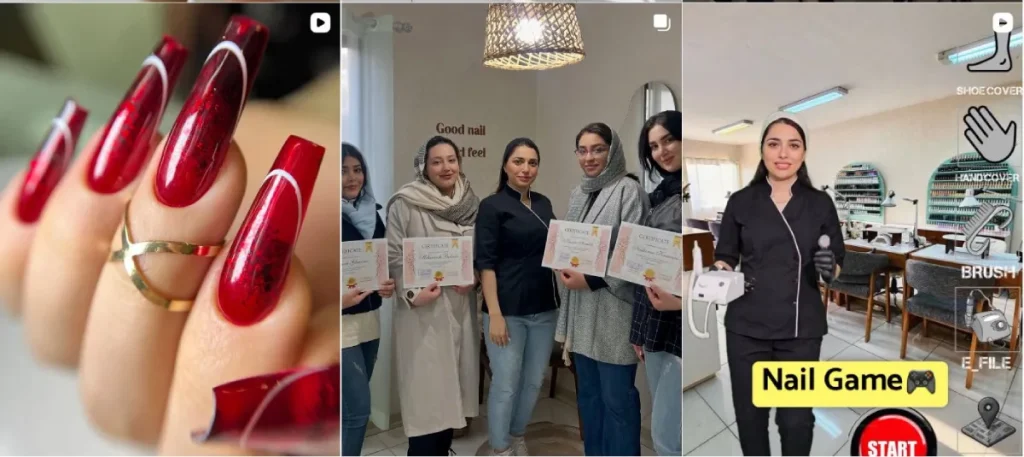 آموزش ناخن کاری مریم برمه در اصفهان