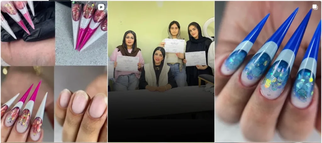 آموزش کاشت ناخن در اصفهان پرستش اب سالان